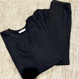 CJLA Evelyn Ribbed Black Set